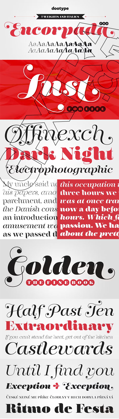 Encorpada Pro 14xOTF & WOFF