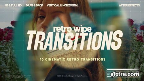 Videohive - Retro Wipe Transitions - 56525894 Videohive - Retro Wipe Transitions - 56525894