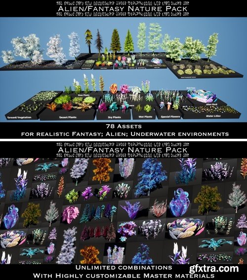 Fab - Alien/Fantasy Nature Pack v4.26+ Fab - Alien/Fantasy Nature Pack v4.26+
