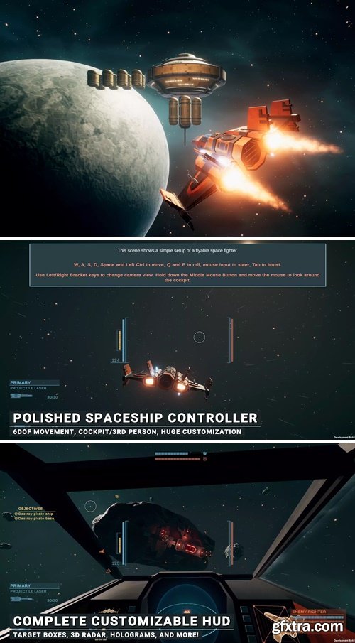 Unity Assetstore - Space Combat Kit v2.9.6