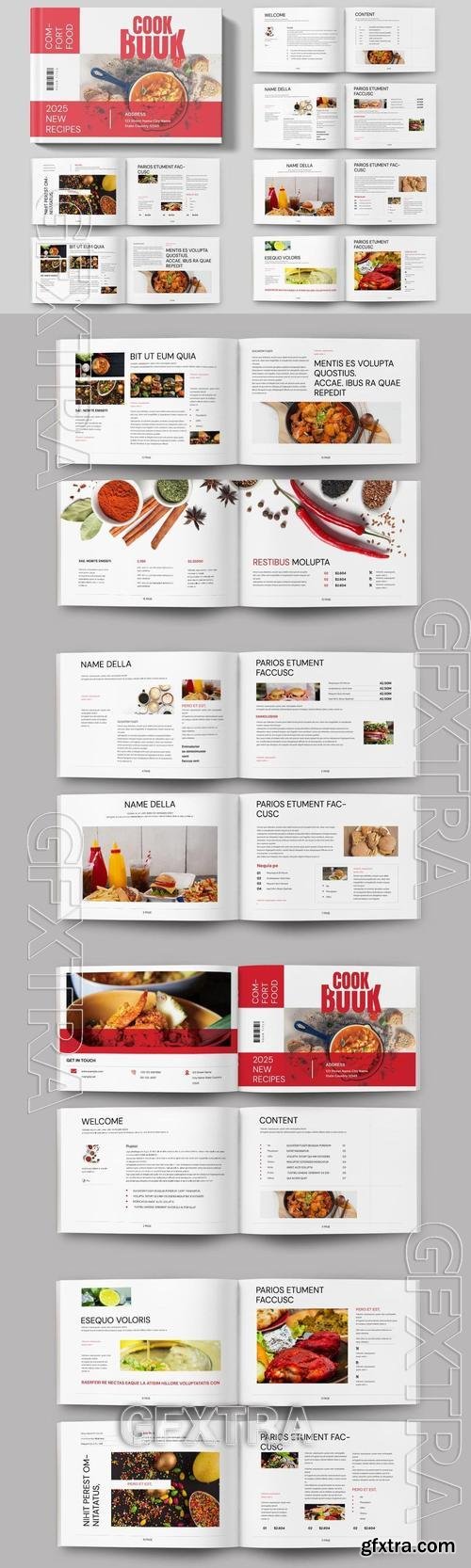 Cook Book Template Landscape GR2P68P