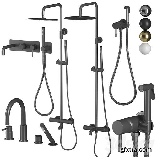 3dsky Pro - Faucets and showers Boheme uno set 2