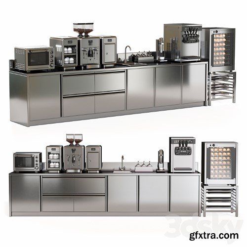 3dsky Pro - Cafe Equipment Set 8