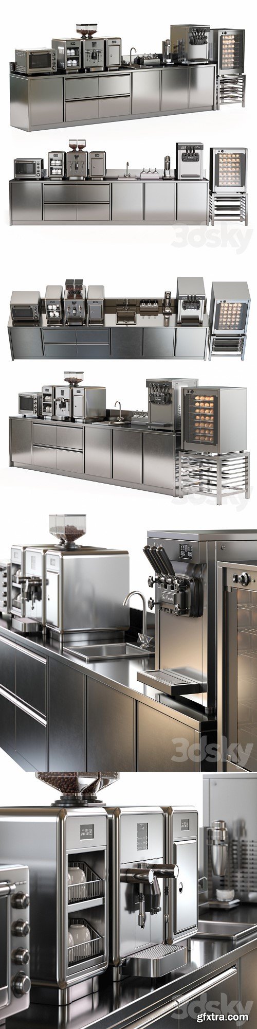 3dsky Pro - Cafe Equipment Set 8