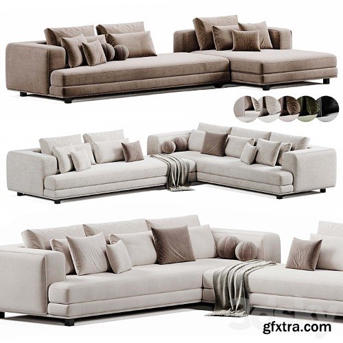 3dsky Pro - Arbiter Sofa By Maxalto | Sofa