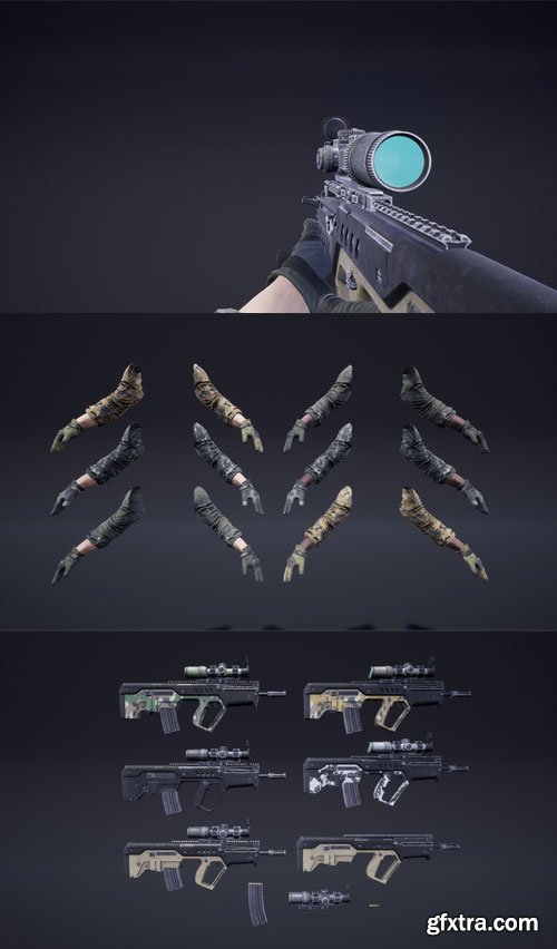 Fab - FPS Automatic Rifle 02 (Animations)