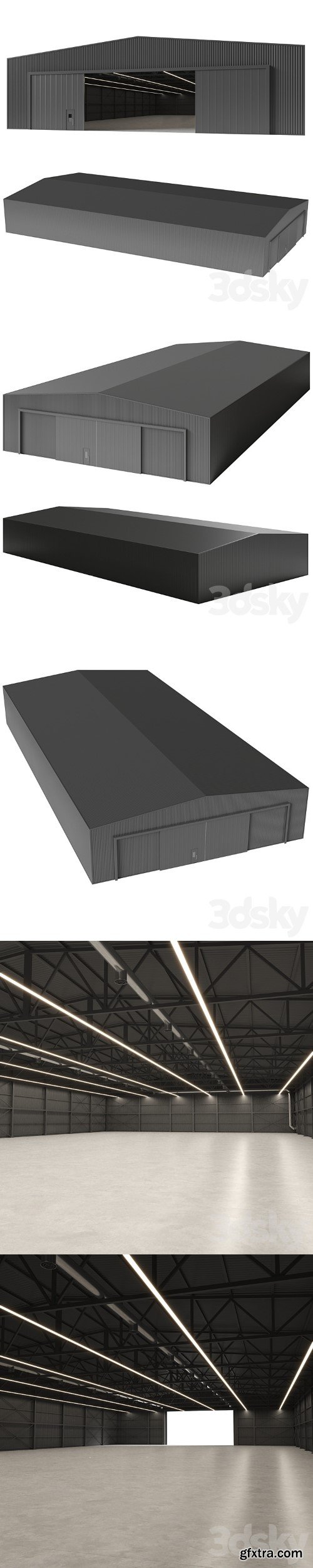 3dsky Pro - Warehouse Hangar