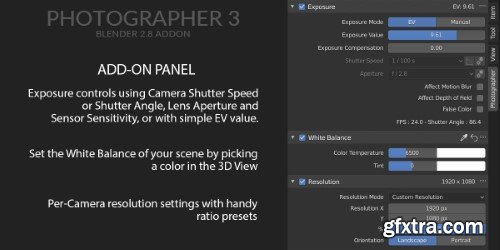 Gumroad - Photographer v5.4.14 for Blender