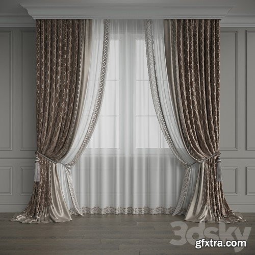 3dsky Pro - Drapery set 128