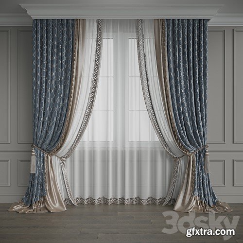 3dsky Pro - Drapery set 128