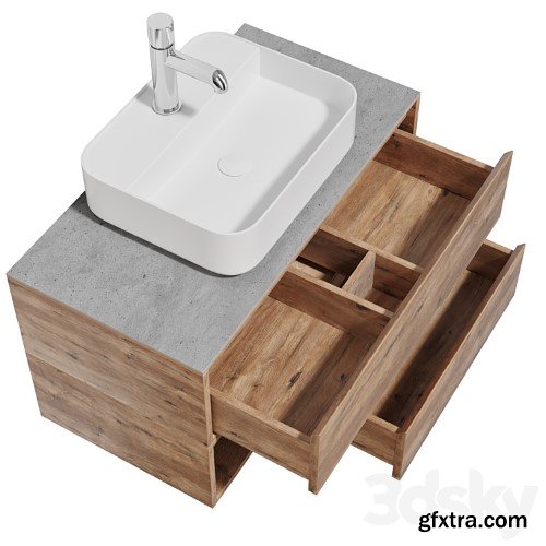 3dsky Pro - STWORKI Karlstad 60/75/90 rustic oak / rochelle