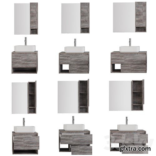 3dsky Pro - STWORKI Karlstad 60/75/90 rustic oak / rochelle