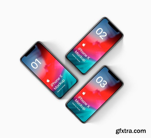 Asylab - iPhone X - 16 Scenes Mockups