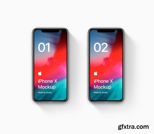 Asylab - iPhone X - 16 Scenes Mockups