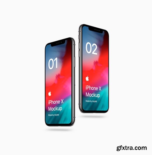 Asylab - iPhone X - 16 Scenes Mockups