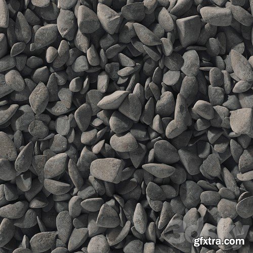 3dsky Pro - Pebble smooth splinter decor road n2