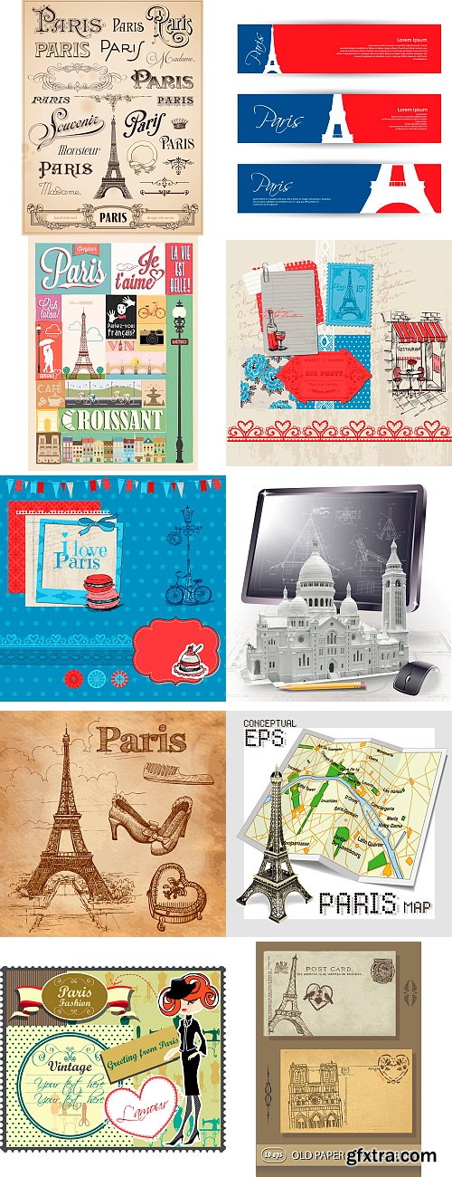 I Love Paris 25xEPS
