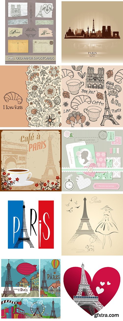 I Love Paris 25xEPS