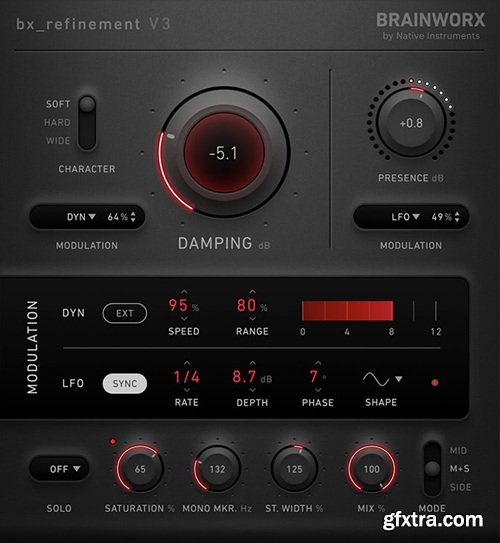Plugin Alliance Brainworx bx_refinement V3 v3.0.0 Plugin Alliance Brainworx bx_refinement V3 v3.0.0
