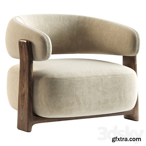 3dsky Pro - Kave Home Granite Armchair