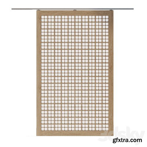 3dsky Pro - Sliding partition Japandi