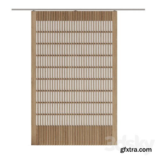 3dsky Pro - Sliding partition Japandi