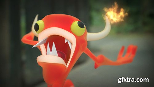 CGCookie - Compositing a 3D Monster into a Live Action Scene