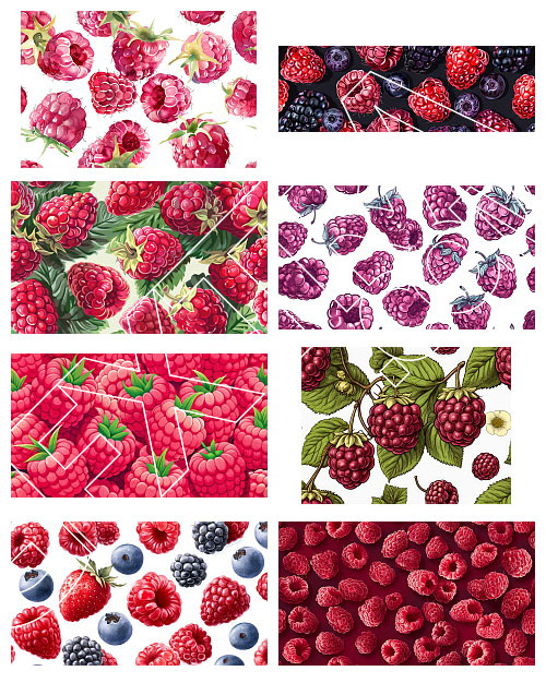 Seamless Food Texture Backgrounds 85xJPG