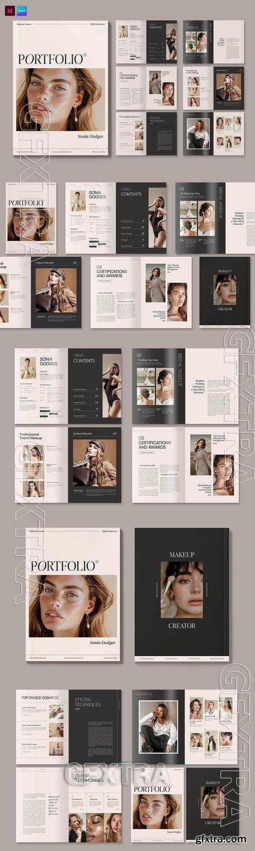 Makeup Artist Portfolio Template Z28FRGZ