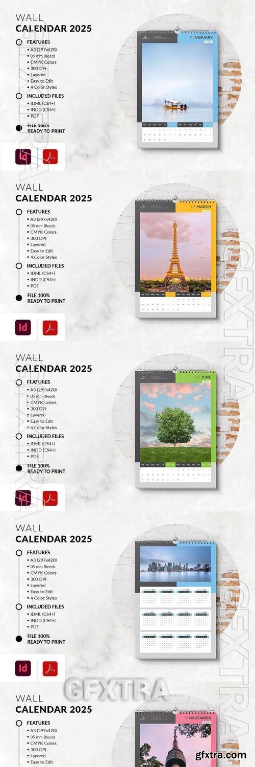 Wall Calendar 2025 2RFQZYA