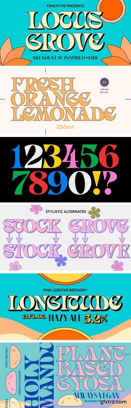 Myfonts - Lotus Grove Font