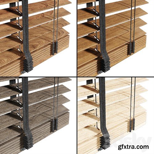 3dsky Pro - Wooden Blind 02 120cm