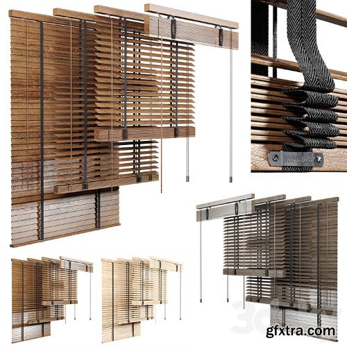 3dsky Pro - Wooden Blind 02 120cm