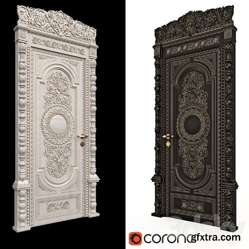3dsky Pro - carved door
