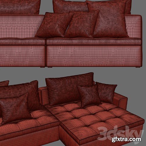 3dsky Pro - Calligaris Lounge sofa