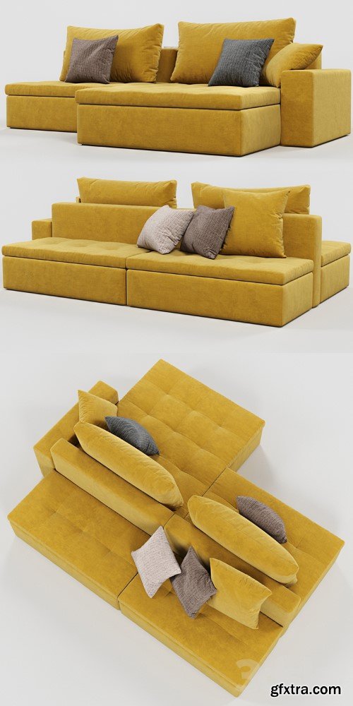 3dsky Pro - Calligaris Lounge sofa