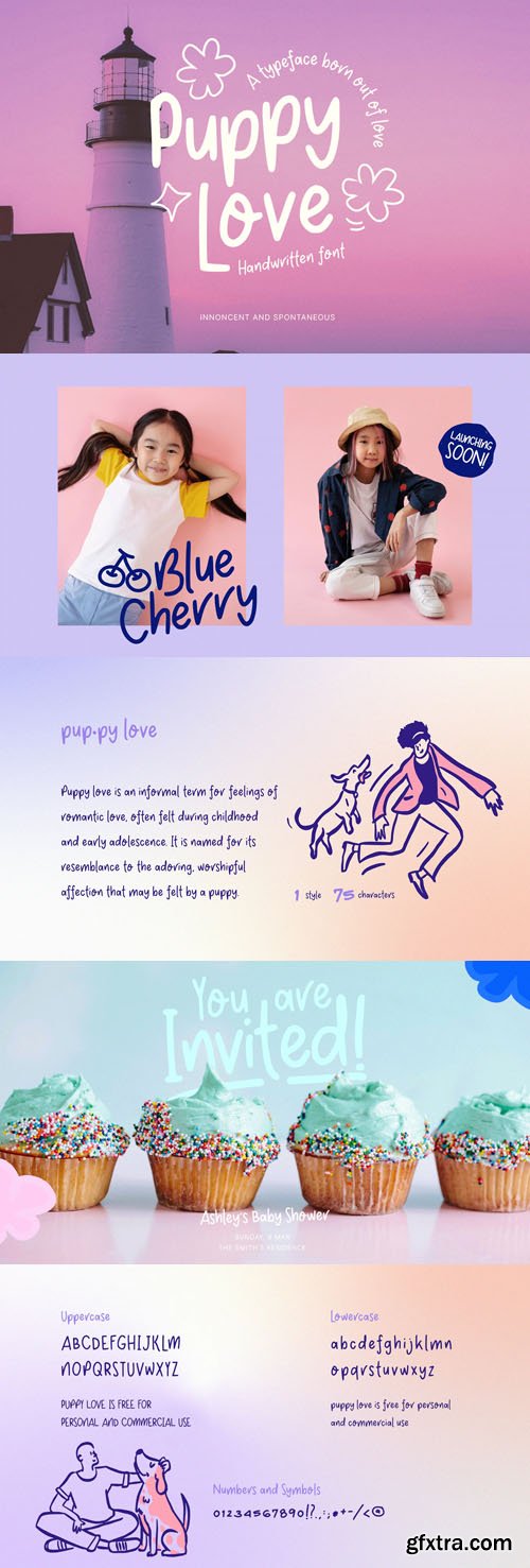 Puppy Love - Handwritten Font Puppy Love - Handwritten Font
