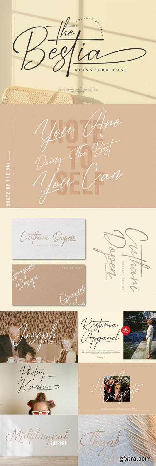 Bestia - Signature Font Bestia - Signature Font