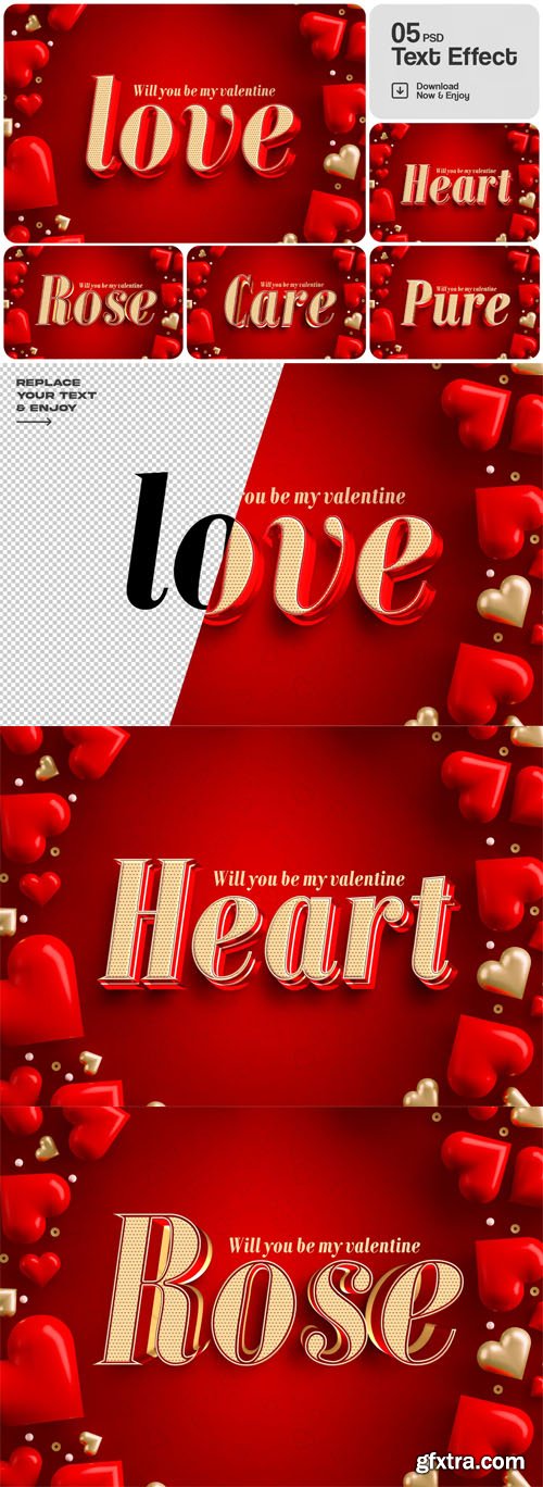 Valentine’s Day Text Effects for Photoshop Valentine’s Day Text Effects for Photoshop