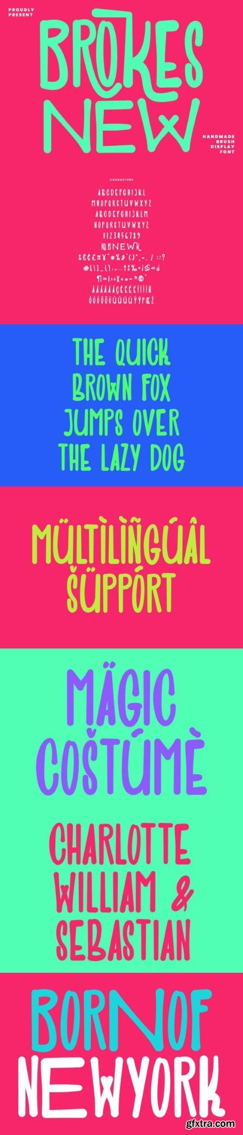 Creativemarket - Brokes New Font Display Handmade Bru