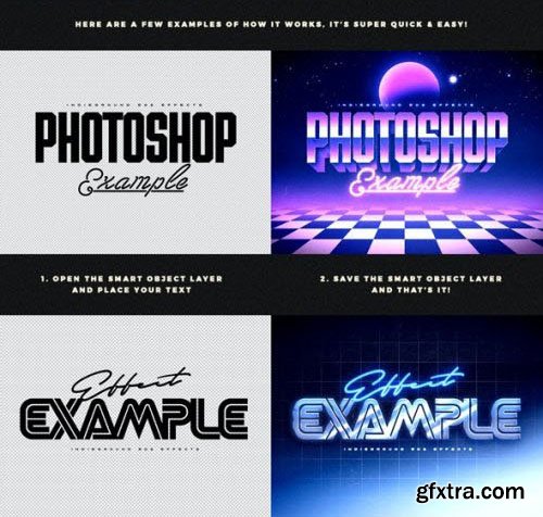 80s Text Effects for Photoshop - Complete Bundle