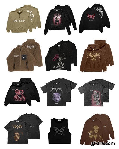 Clothing PSD Mockup Megapack Clothing PSD Mockup Megapack