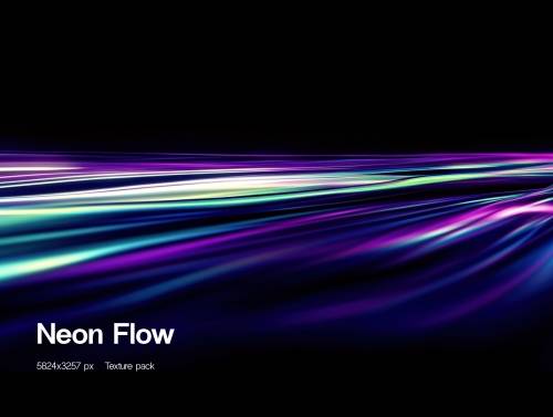 'Neon Flow Brand Assets Pack vol 1.'