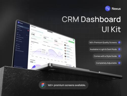 'Nexus - CRM Website Template UI Kit'