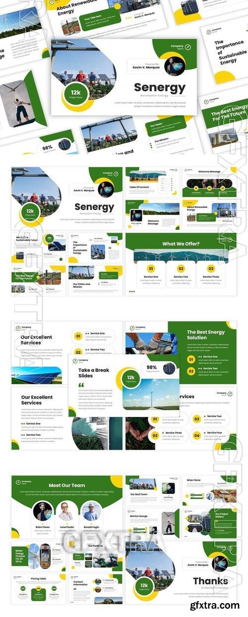 Senergy - Renewable Energy PowerPoint Template DWR5AZ9