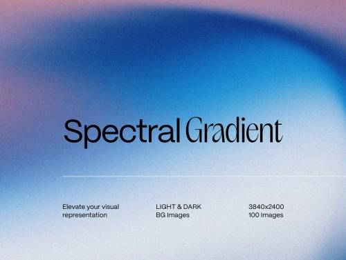 'Spectral Gradient | Noisy Textured Background Pack'