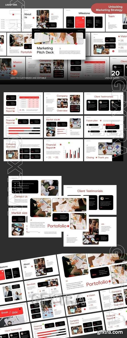 Unlocking Marketing Strategy - Powerpoint Template S5AKSWV