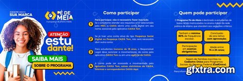 Designi - Carrossel Pé de Meia a Poupança do Ensino Médio Utilize o Caix