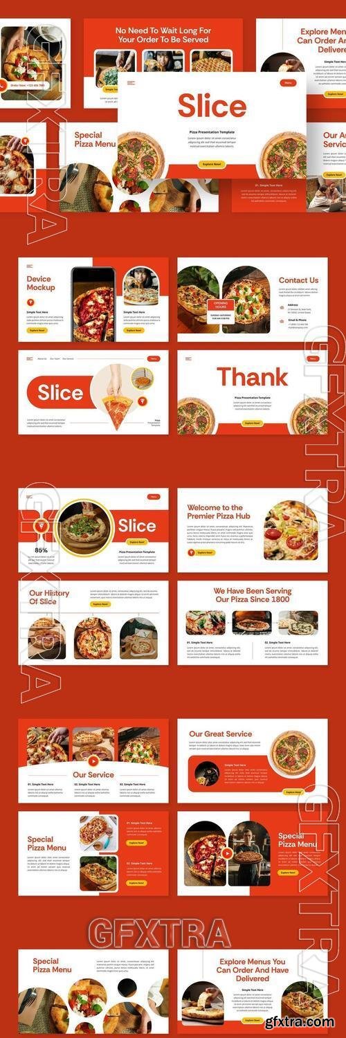 Pizza PowerPoint Template YCGY5RA