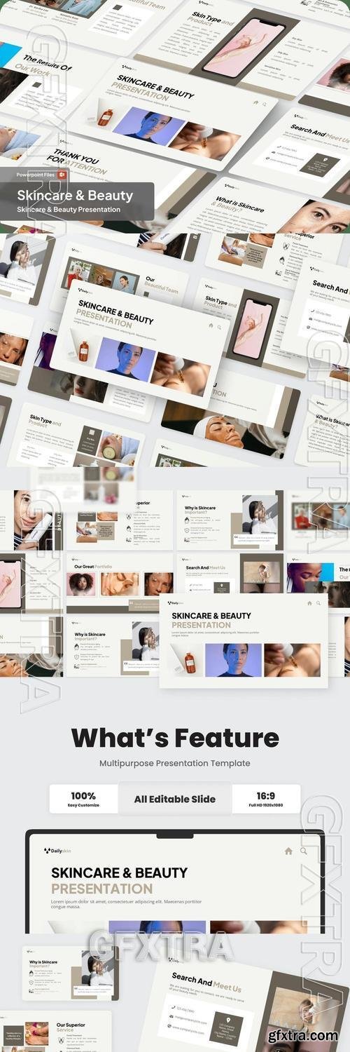 Skincare & Beauty Presentation PowerPoint TJHYSG6